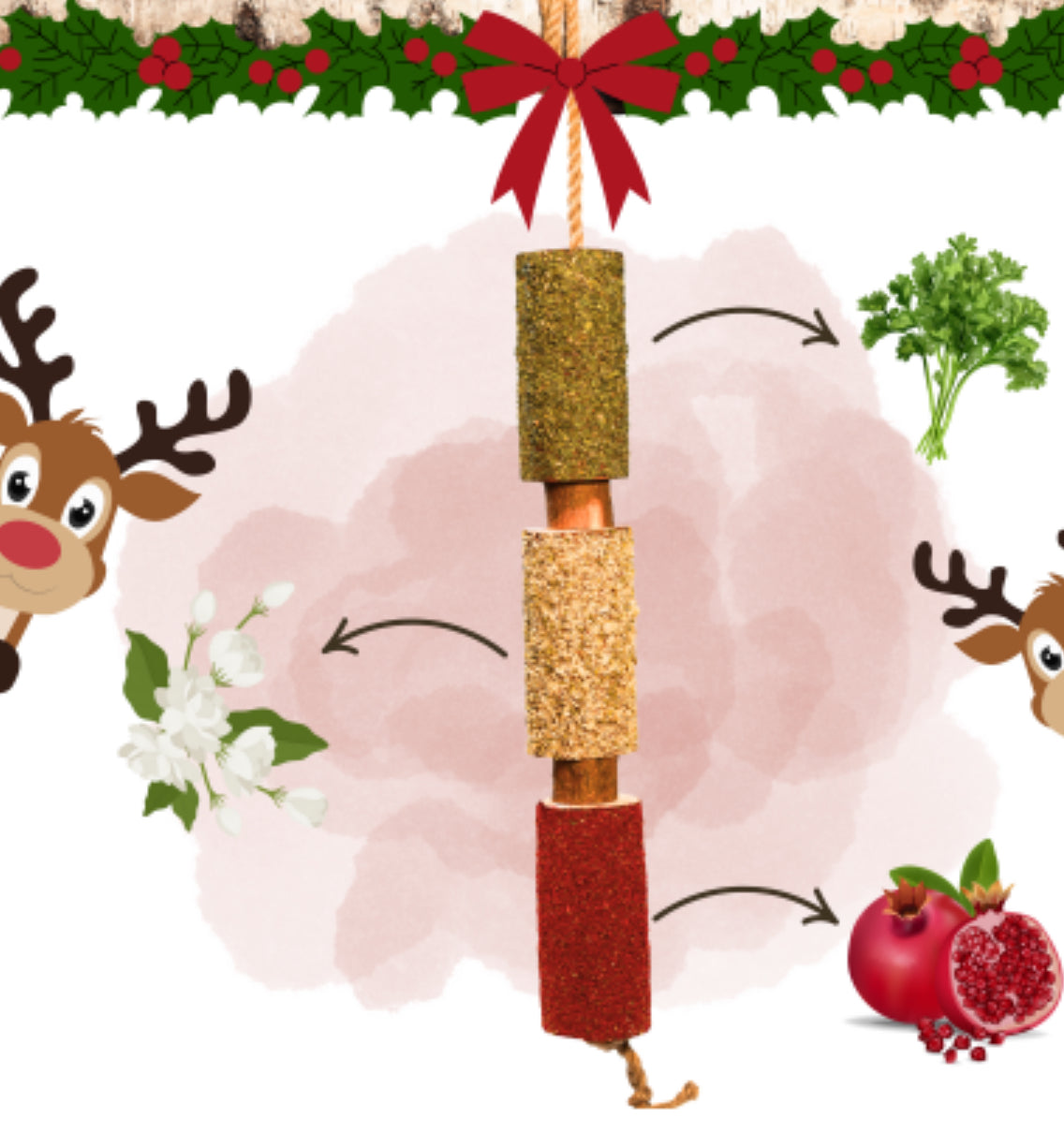 Candy horse - jouet bois friandises édition xmas