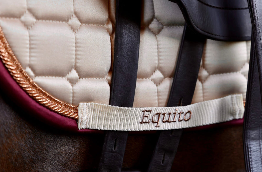 Equito - tapis dressage Champagne plum