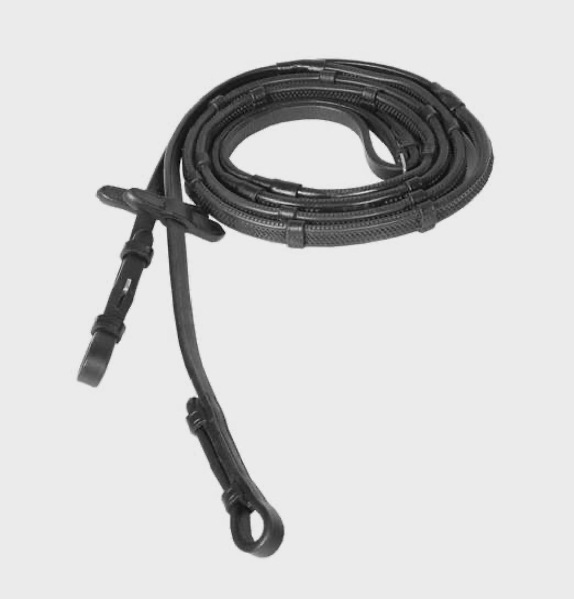 Horze - rênes caoutchouc fine avec arrêtoirs