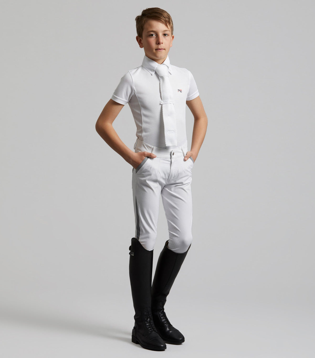 Gando Boys Gel Knee Pantalon d’équitation de concours