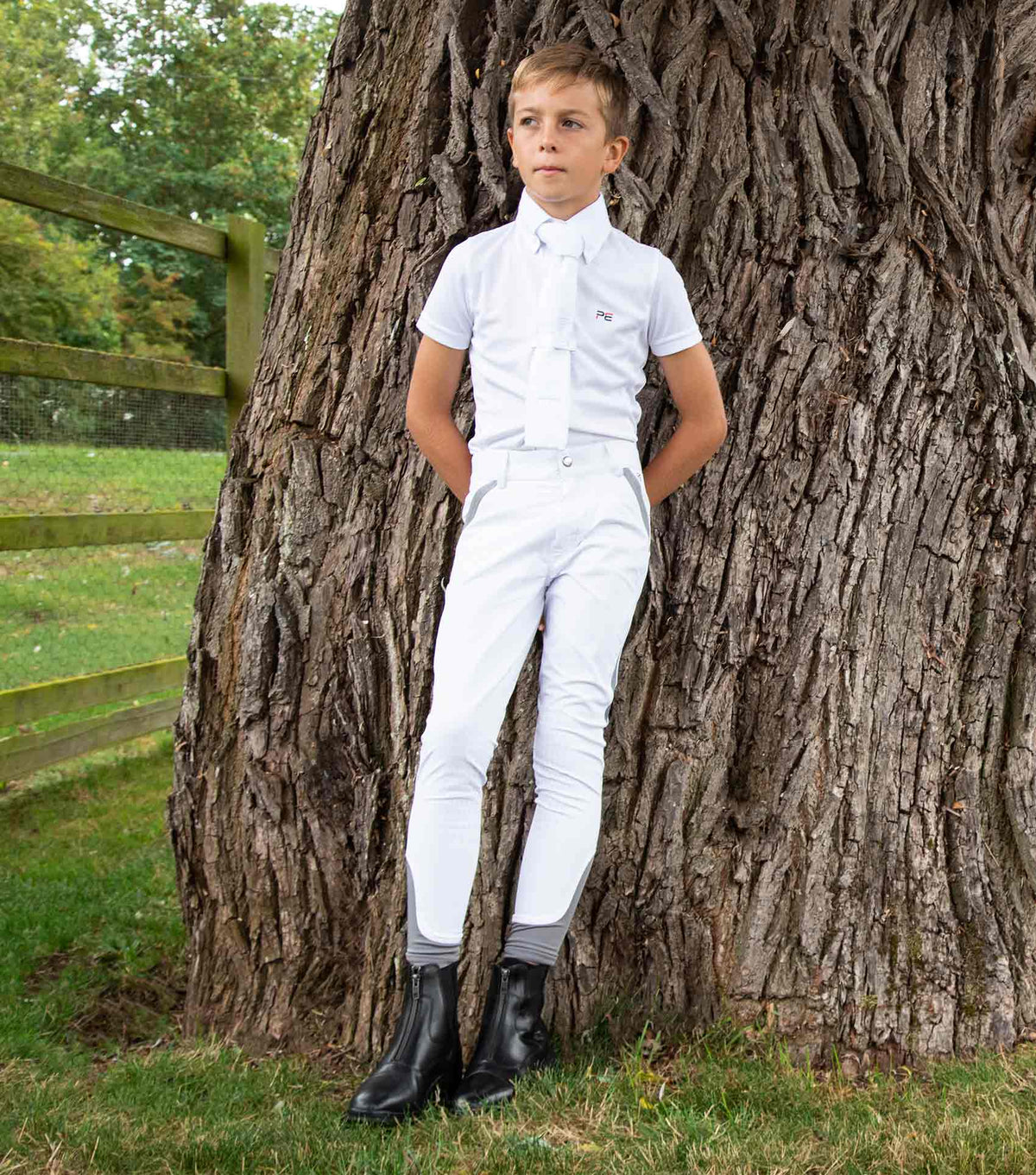 Gando Boys Gel Knee Pantalon d’équitation de concours