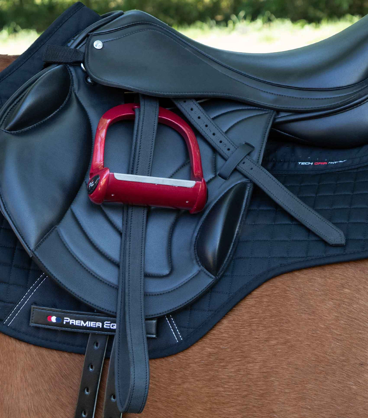German Aniline étrier Leathers