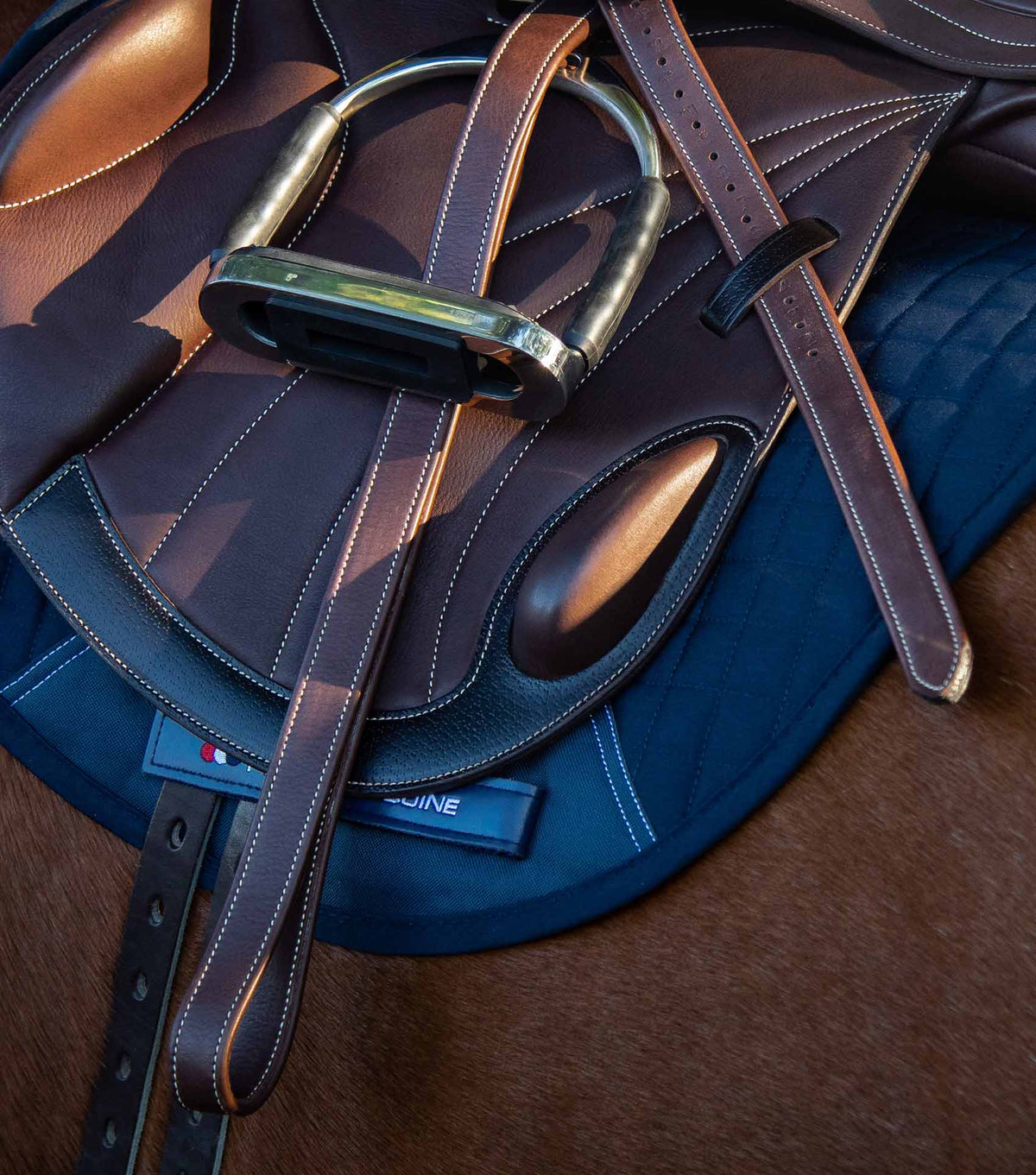 German Aniline étrier Leathers