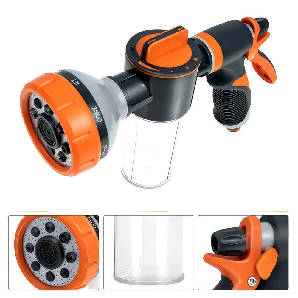 Pistolet de lavage pour chevaux, réservoir de savon intégré, utilisation à une main