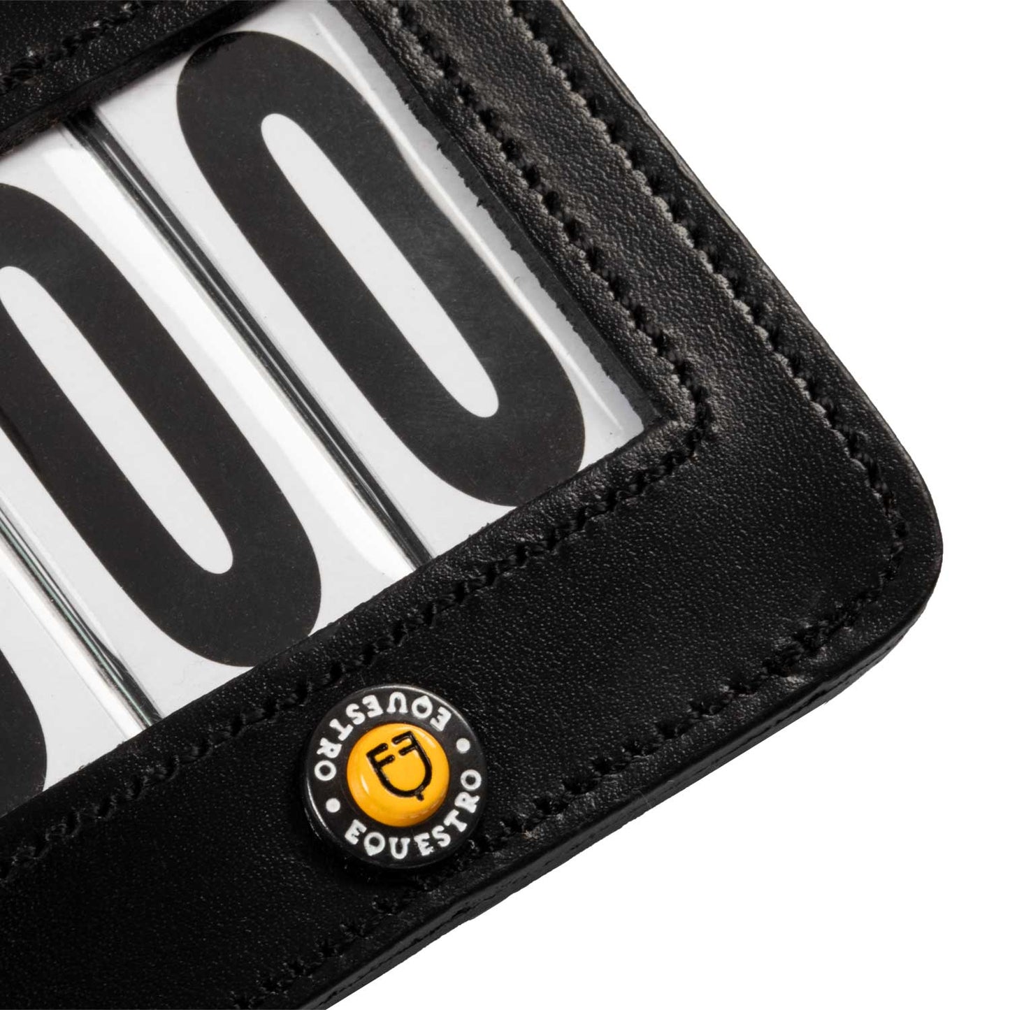 Equestro - porte numero cuir 3 chiffres