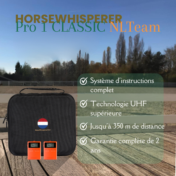JAequestrian - systeme ecouteurs pro 1 NL team orange
