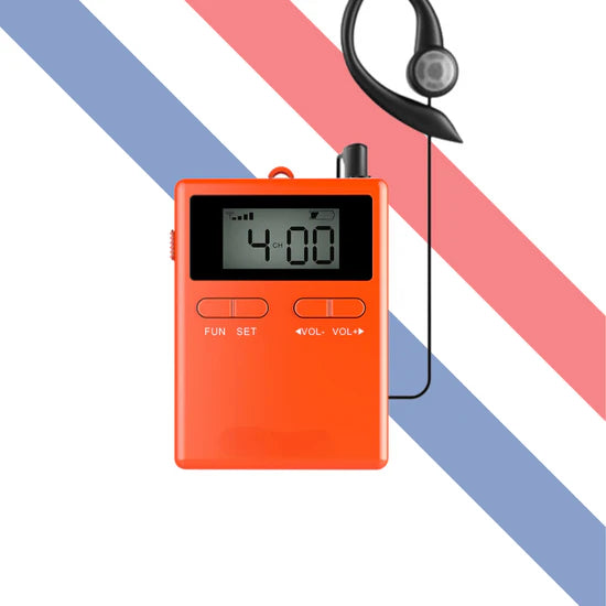 JAequestrian - systeme ecouteurs pro 1 NL team orange