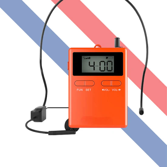 JAequestrian - systeme ecouteurs pro 1 NL team orange