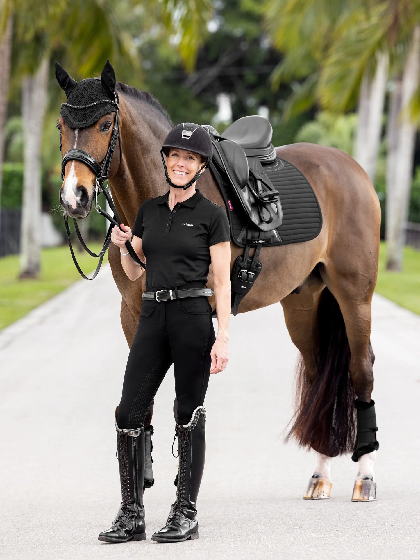 LeMieux - Tapis softshell anti gliss dressage - 3 coloris