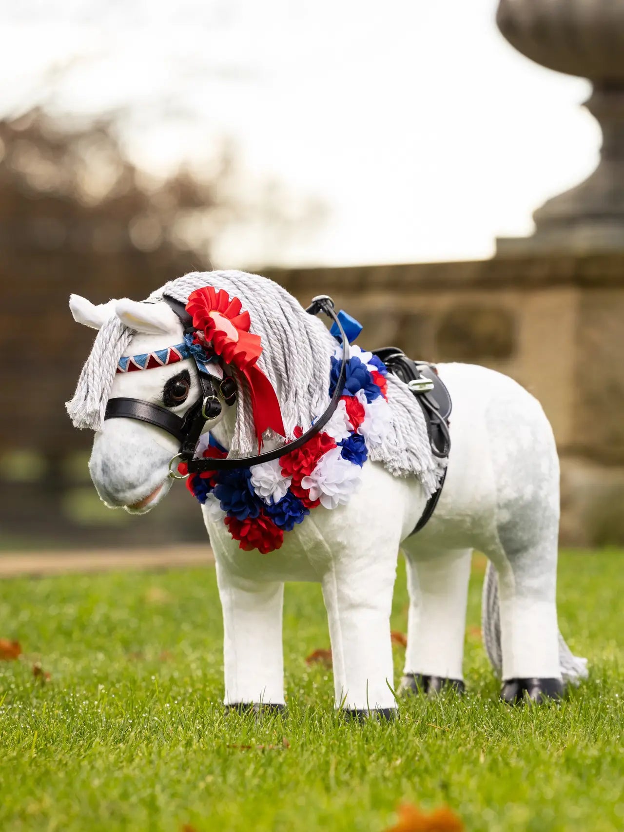 Lemieux - Toy pony - couronne de fleurs