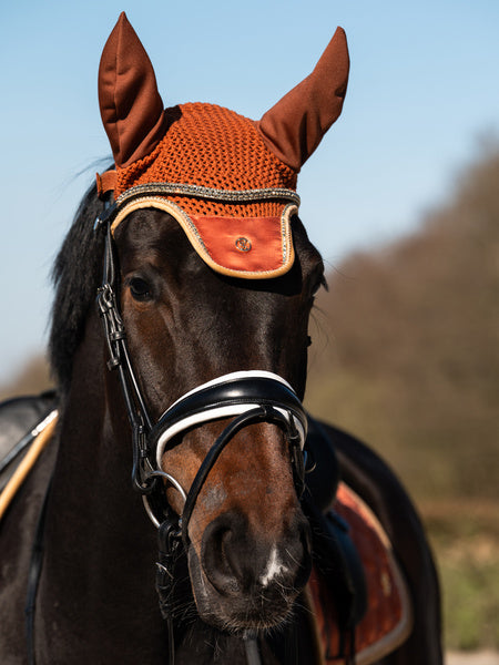 Ps of Sweden - bonnet monogram vintage - Chestnut brown