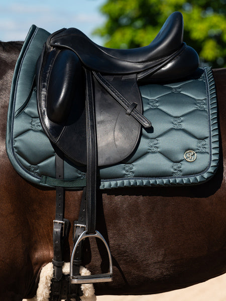 Ps of Sweden - tapis ruffle - midnight green