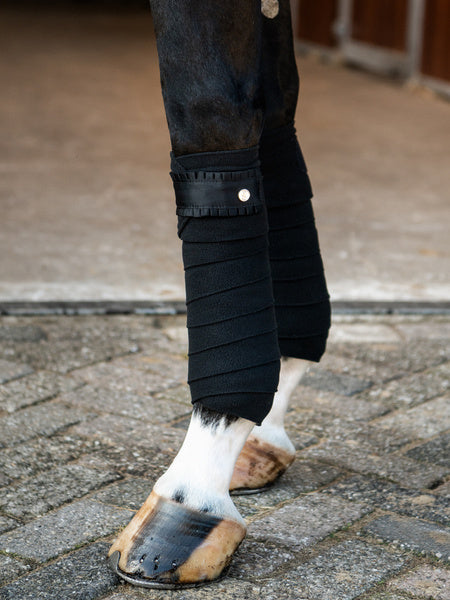 Ps of Sweden - bandes ruffle - black