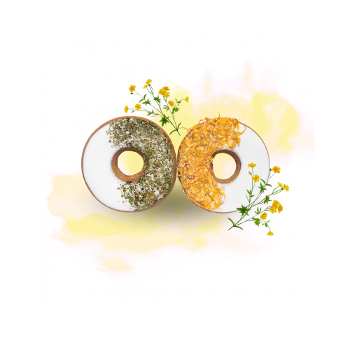 Candy horse - donuts persil/calendula