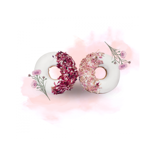 Candy horse - donuts bleuet rose