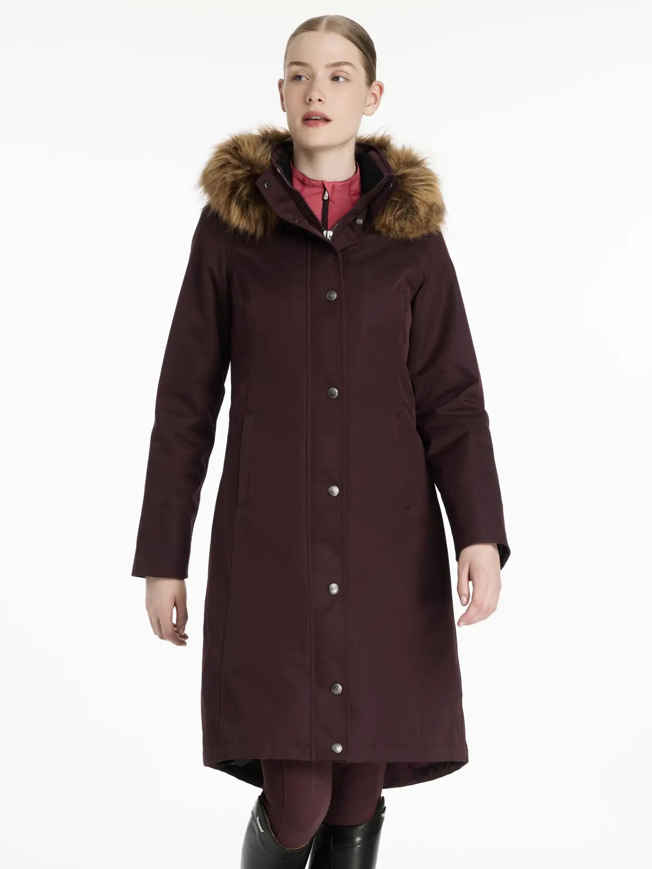 Lemieux - manteau Anya imperméable- Damson