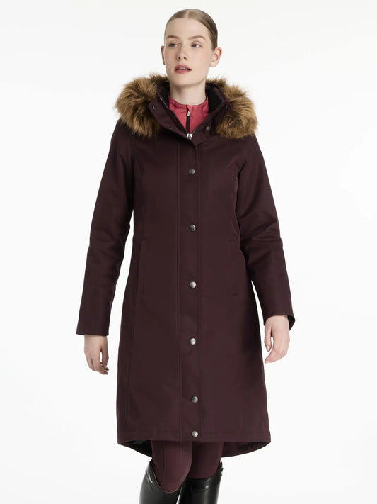 Lemieux - manteau Anya imperméable- Damson