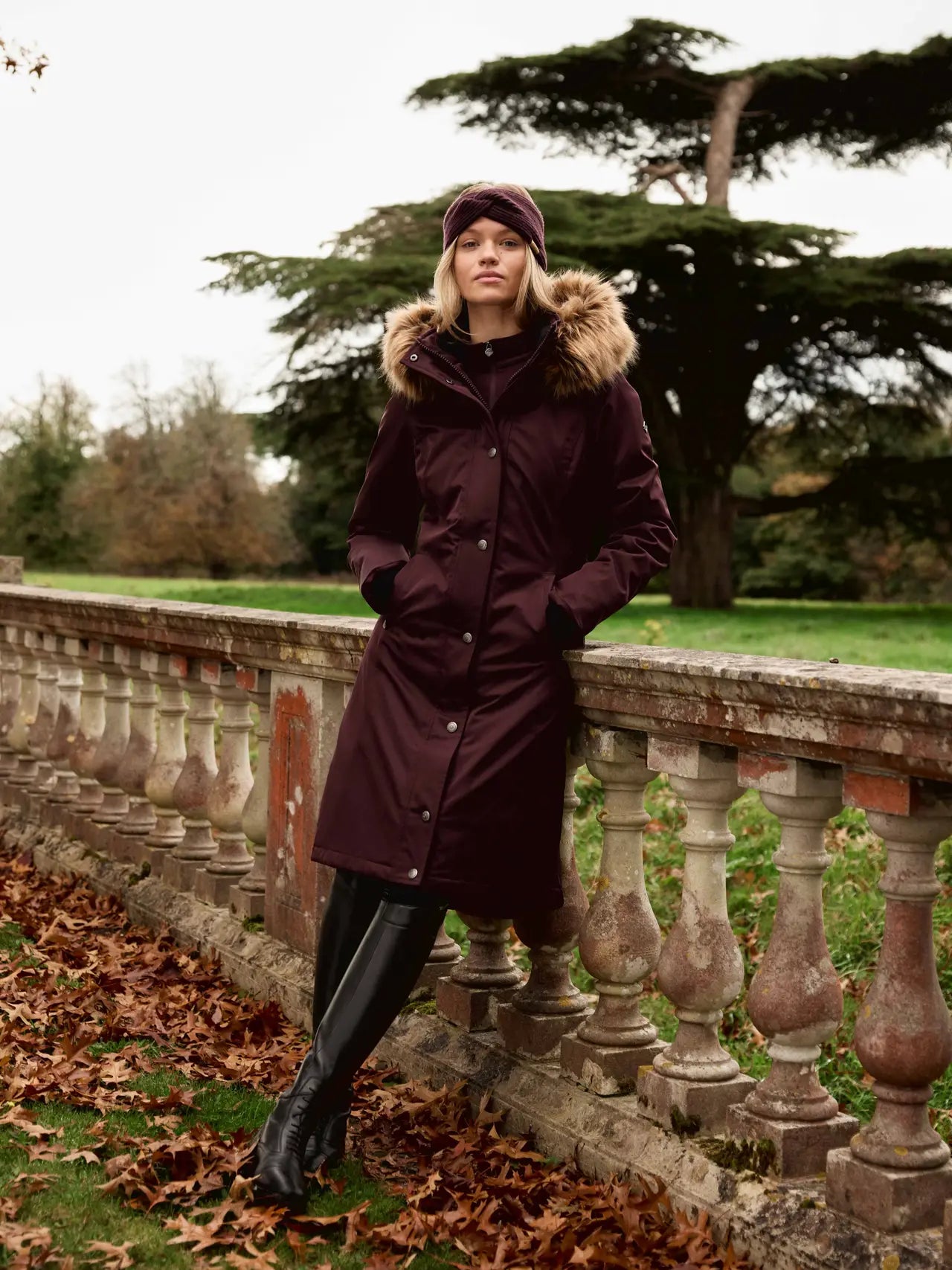 Lemieux - manteau Anya imperméable- Damson