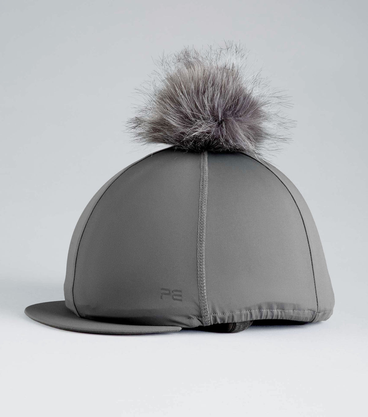 Jersey Hat Silk avec Faux Fur Pom Pom
