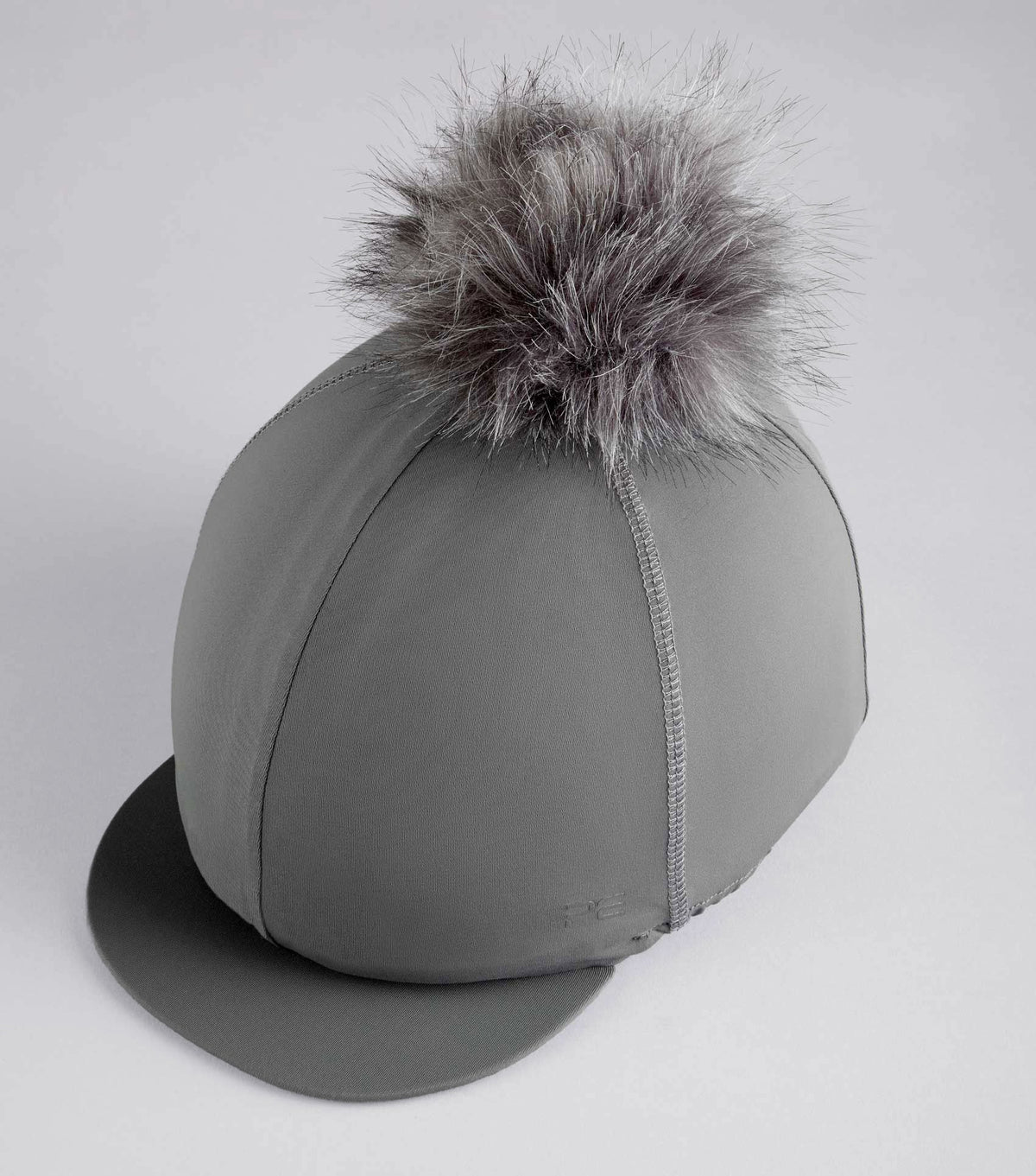 Jersey Hat Silk avec Faux Fur Pom Pom