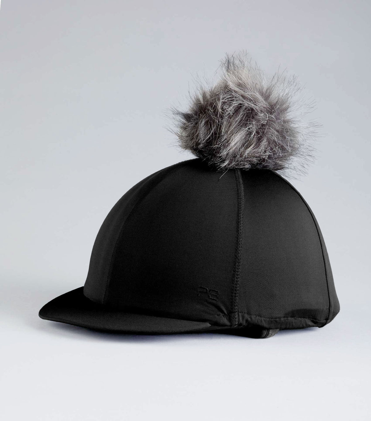 Jersey Hat Silk avec Faux Fur Pom Pom