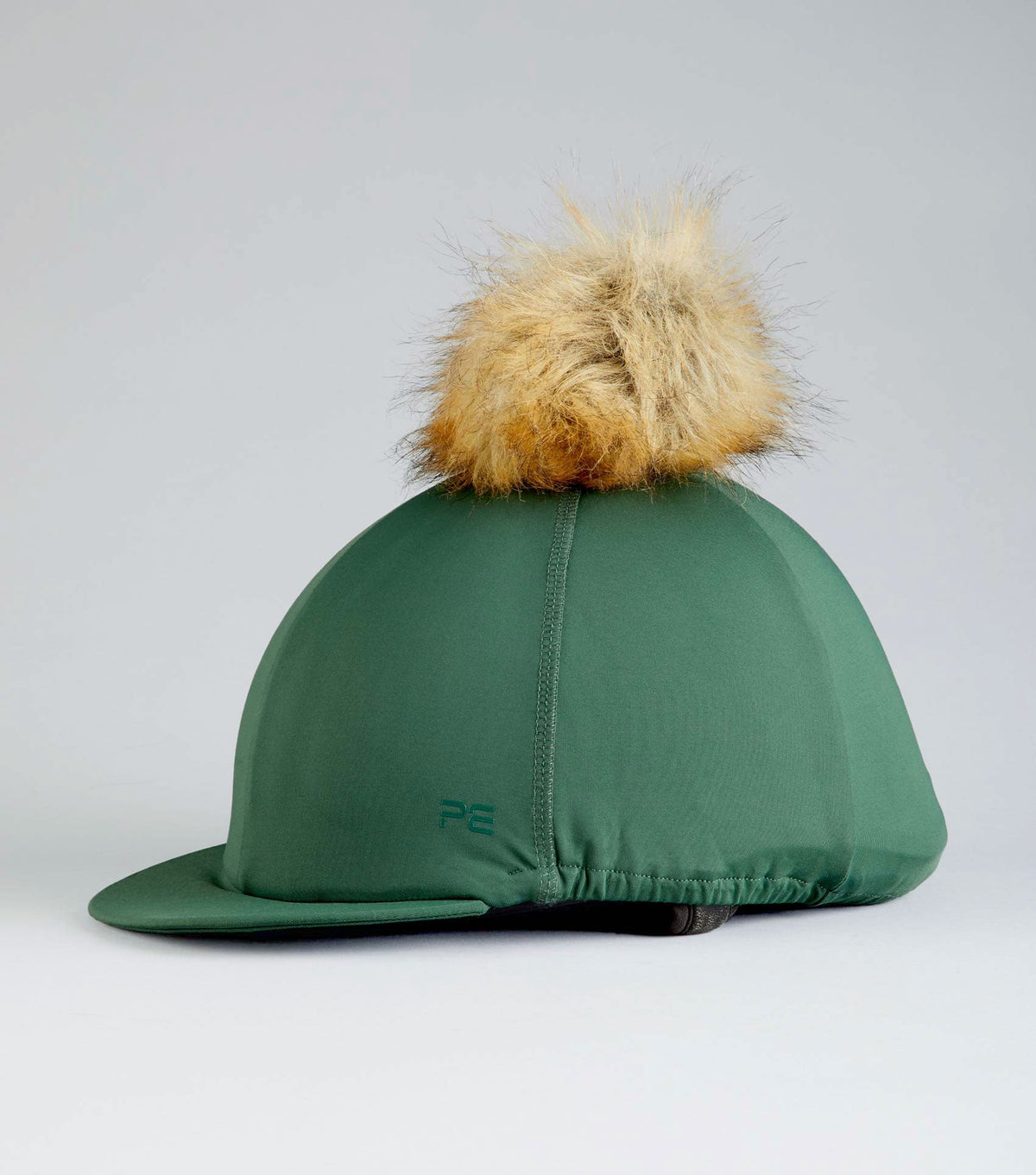 Jersey Hat Silk avec Faux Fur Pom Pom