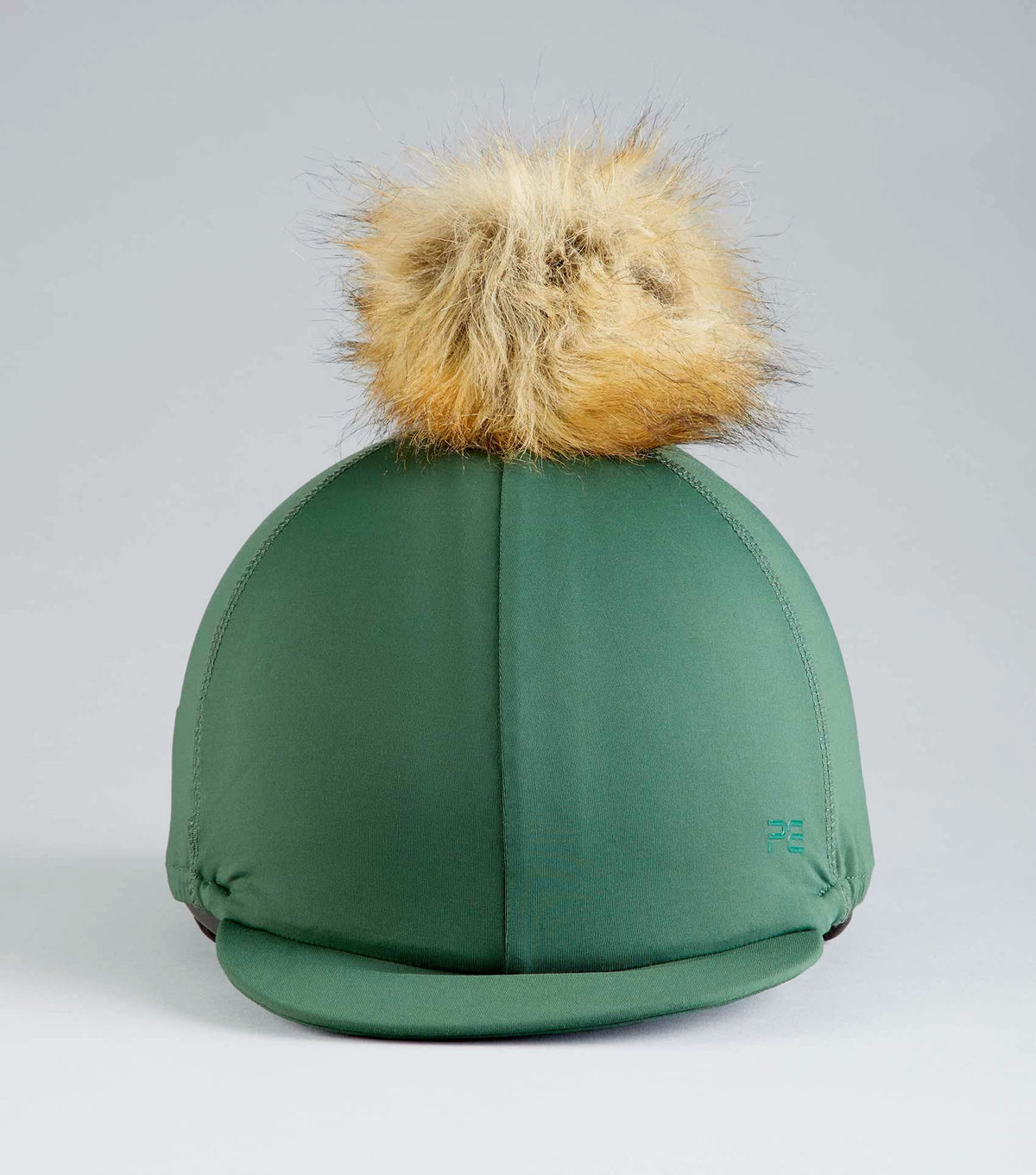 Jersey Hat Silk avec Faux Fur Pom Pom