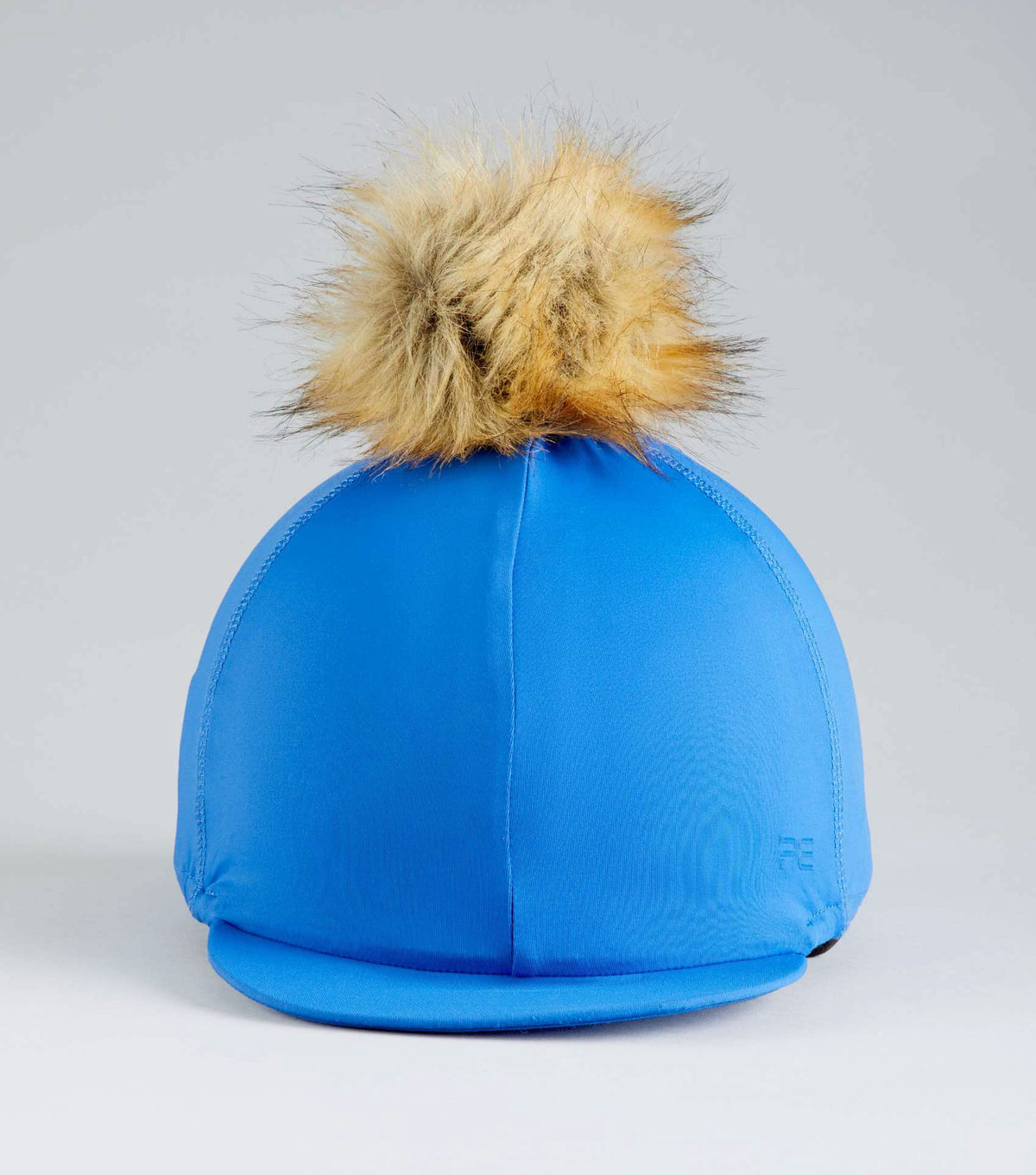 Jersey Hat Silk avec Faux Fur Pom Pom
