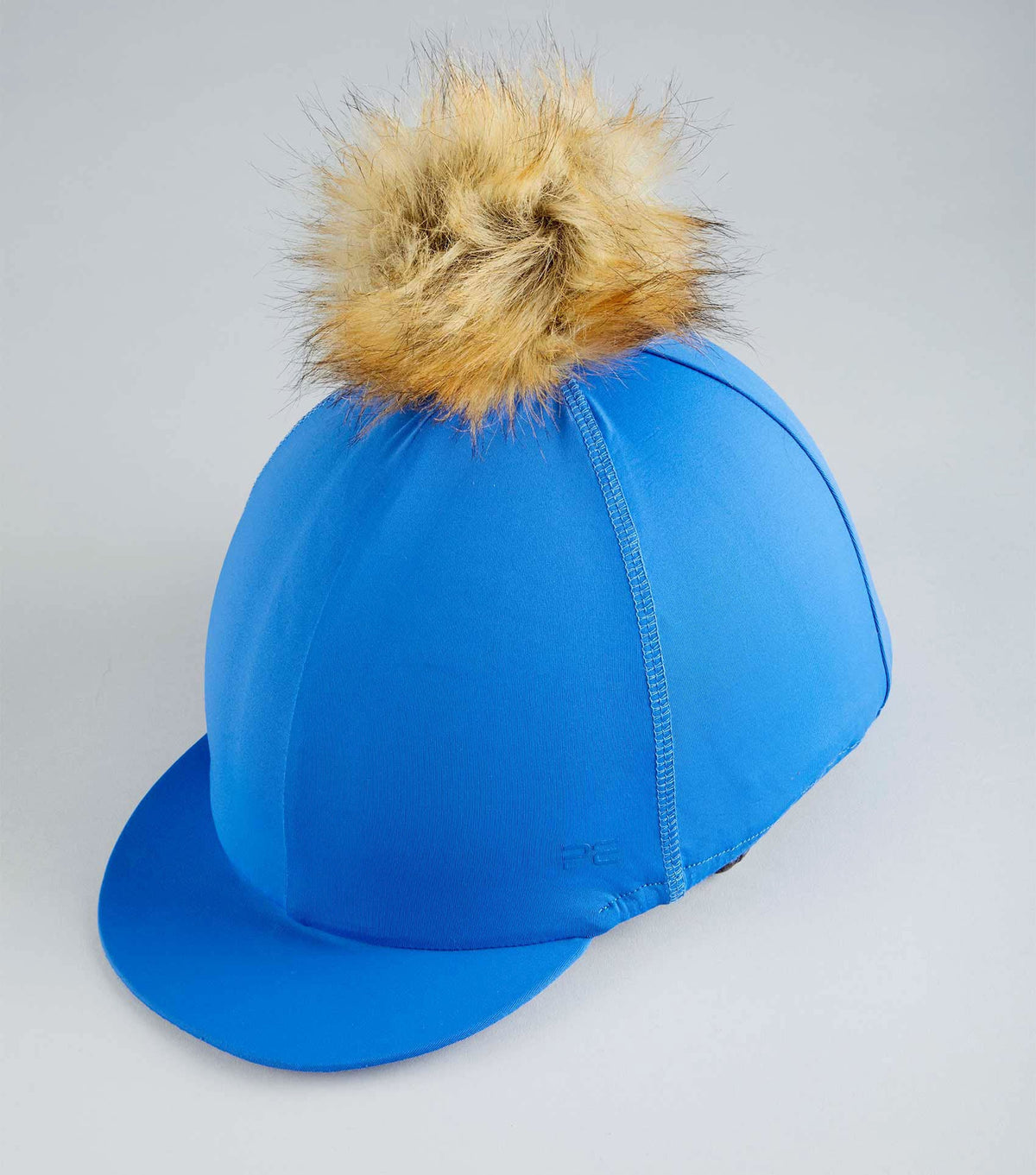 Jersey Hat Silk avec Faux Fur Pom Pom