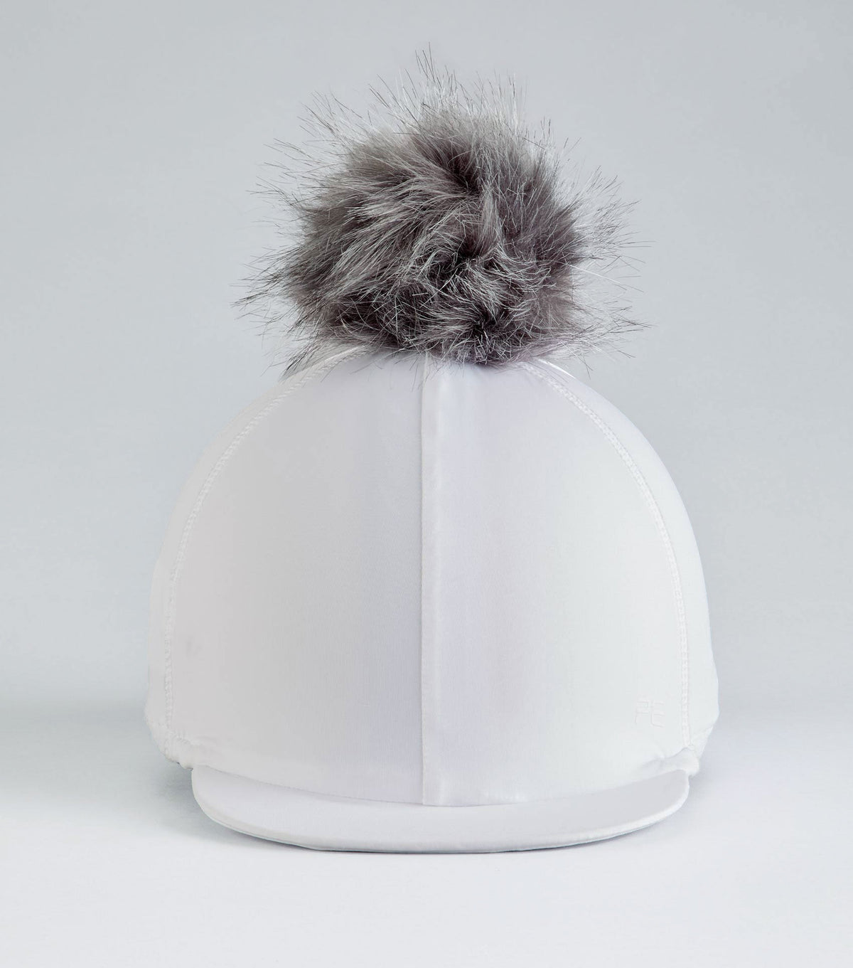 Jersey Hat Silk avec Faux Fur Pom Pom