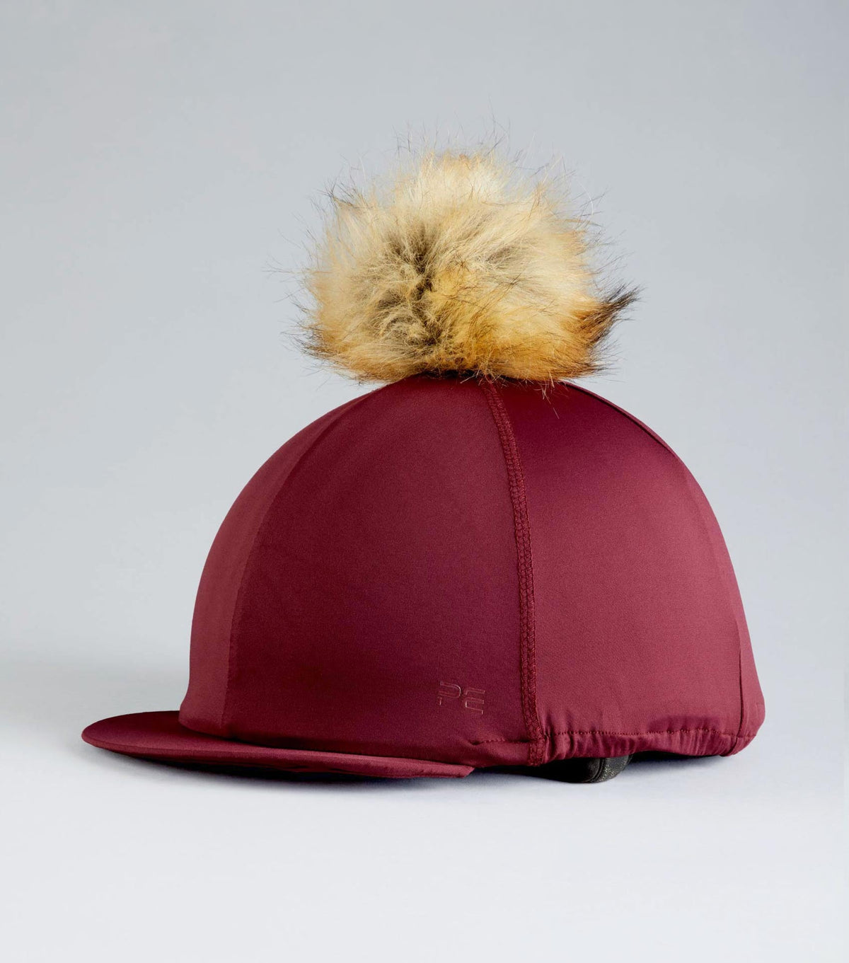 Jersey Hat Silk avec Faux Fur Pom Pom