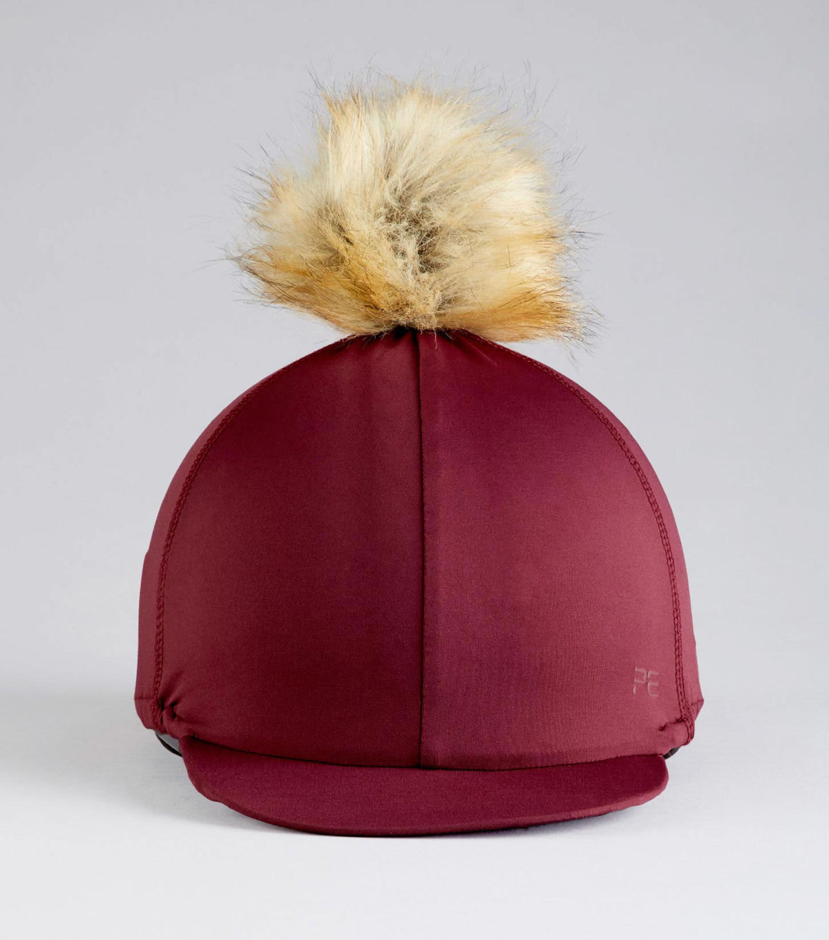 Jersey Hat Silk avec Faux Fur Pom Pom
