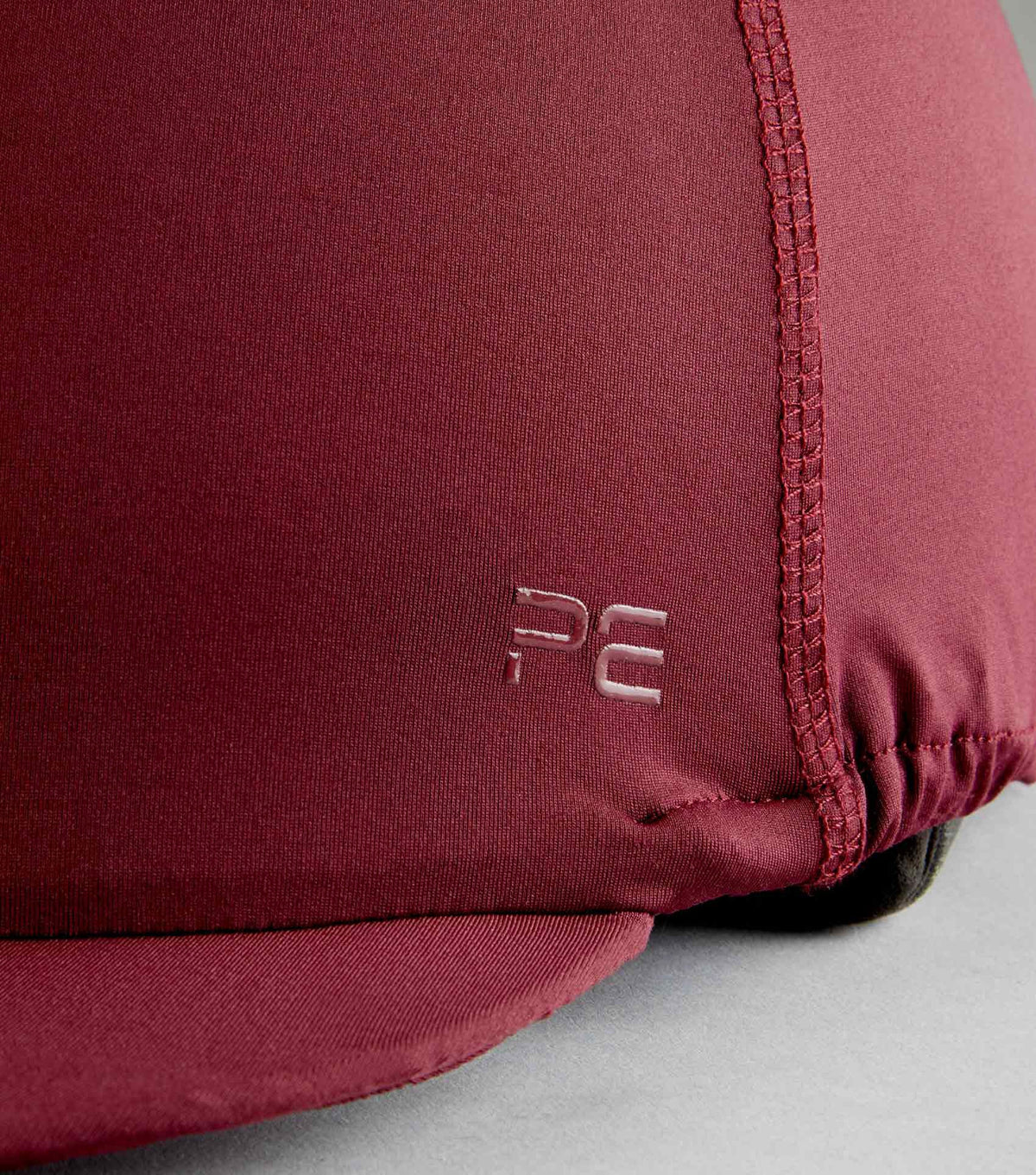 Jersey Hat Silk avec Faux Fur Pom Pom