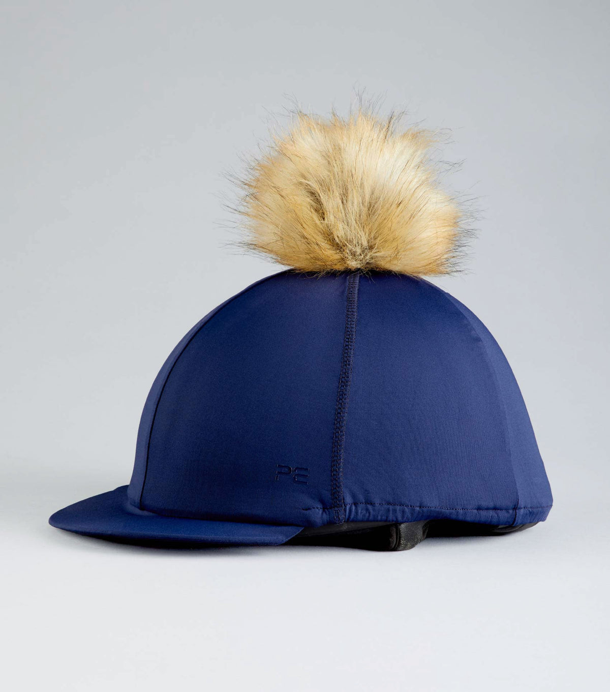 Jersey Hat Silk avec Faux Fur Pom Pom