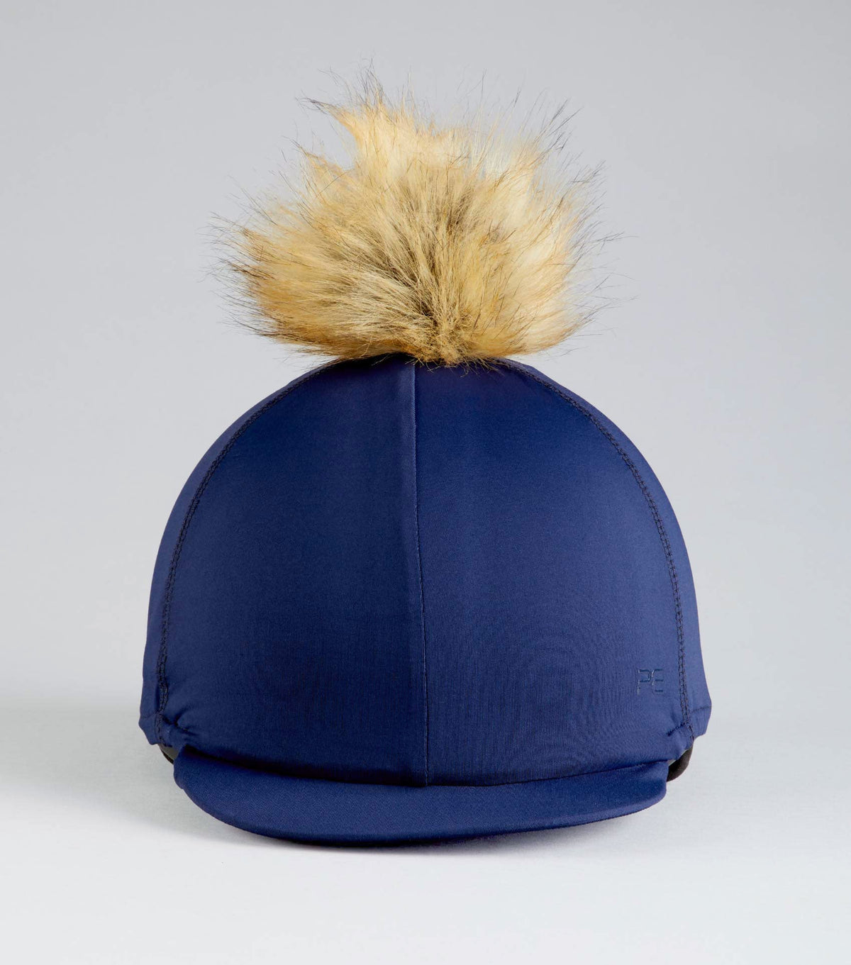 Jersey Hat Silk avec Faux Fur Pom Pom