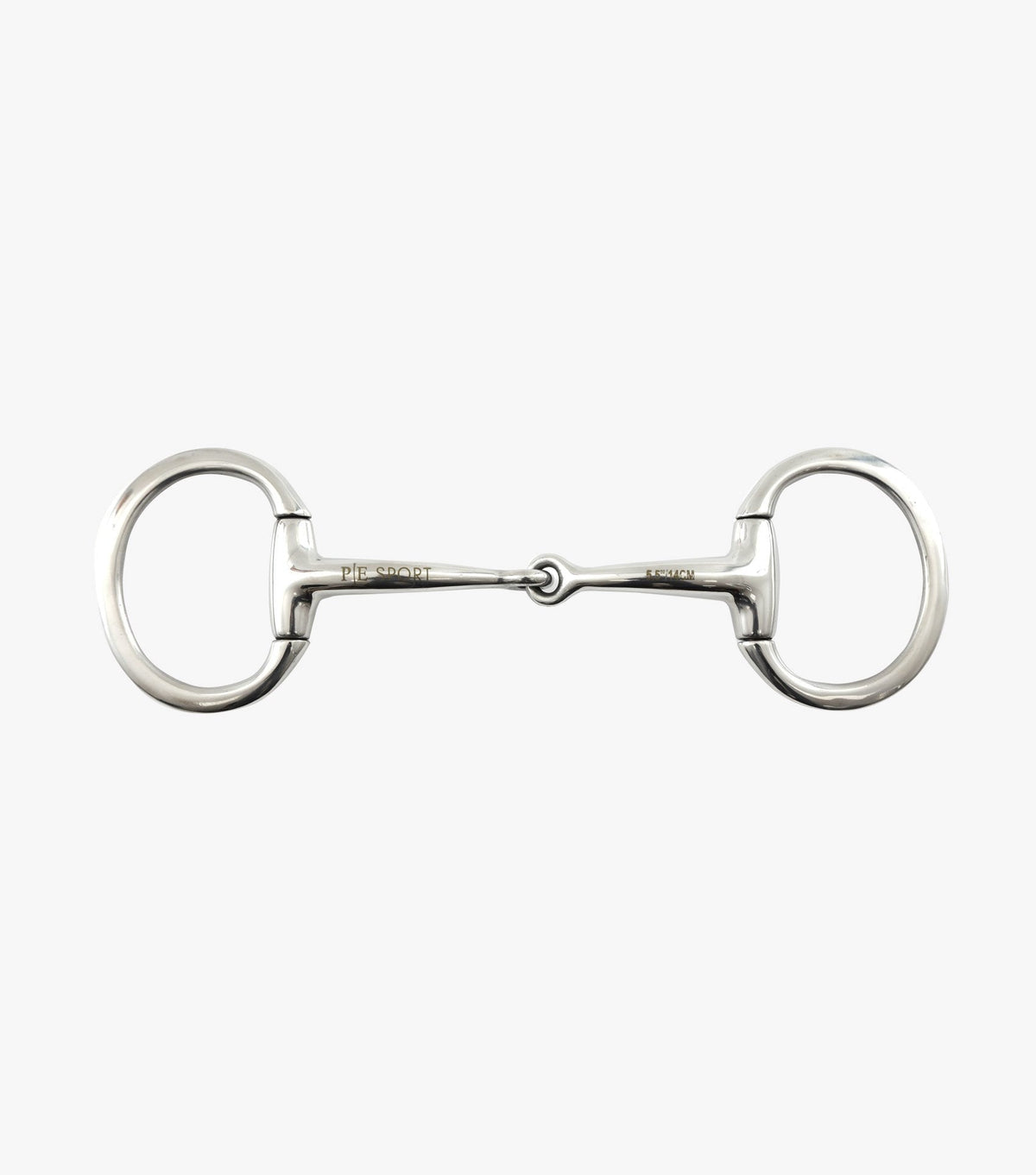 Jointed Flat Ring Eggbutt mors simple