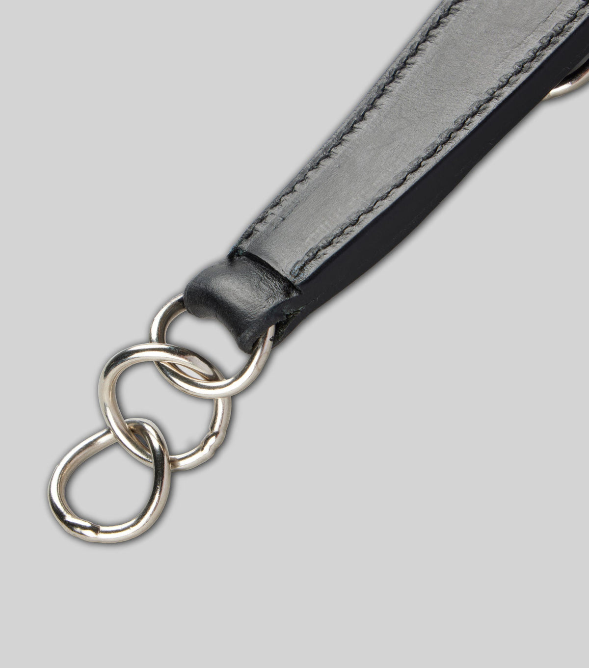 en cuir Curb Strap