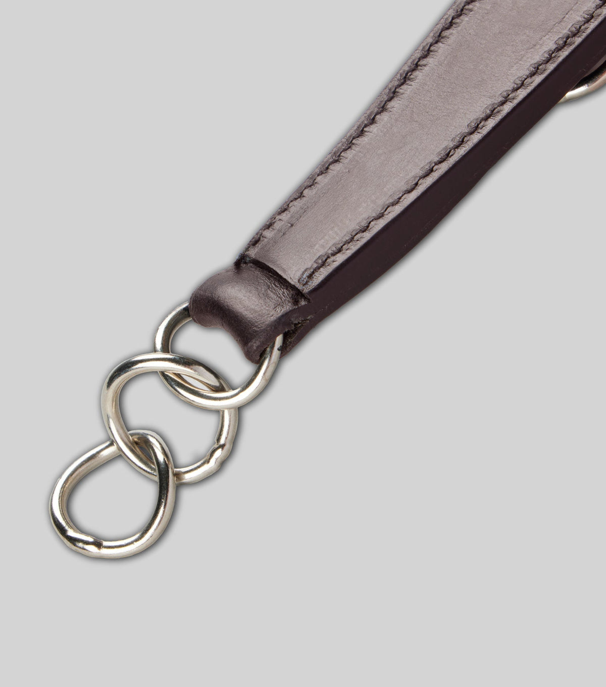 en cuir Curb Strap