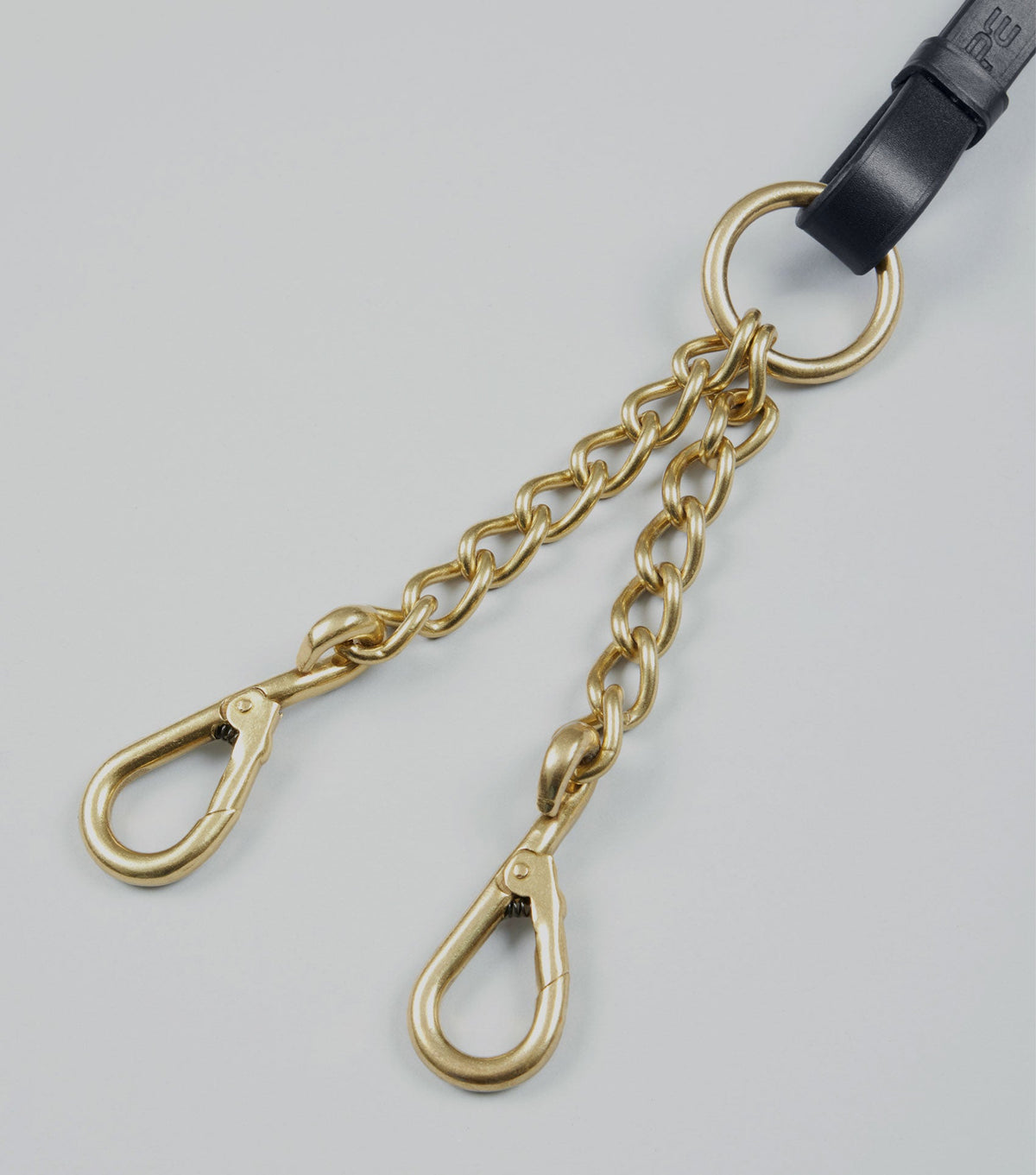 en cuir Lead rêne avec Chain Coupling