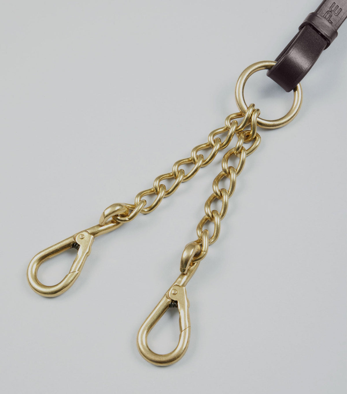 en cuir Lead rêne avec Chain Coupling