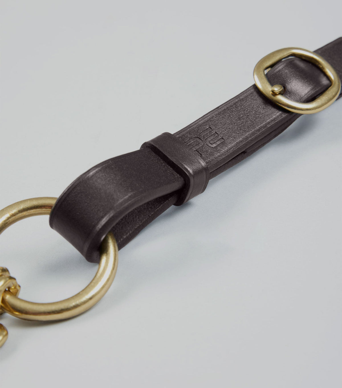 en cuir Lead rêne avec Chain Coupling