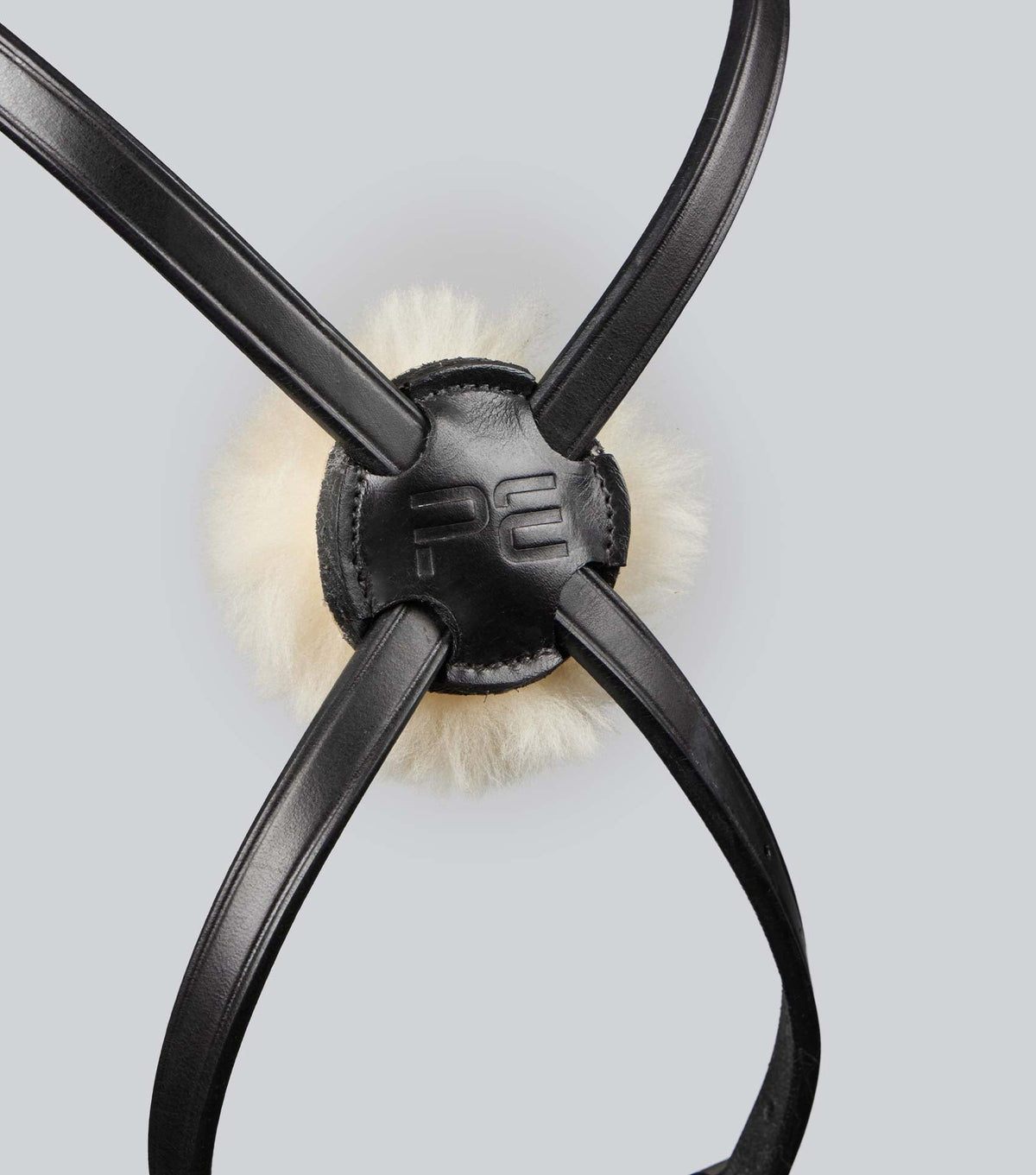 en cuir & Sheepskin Muserolle Protector