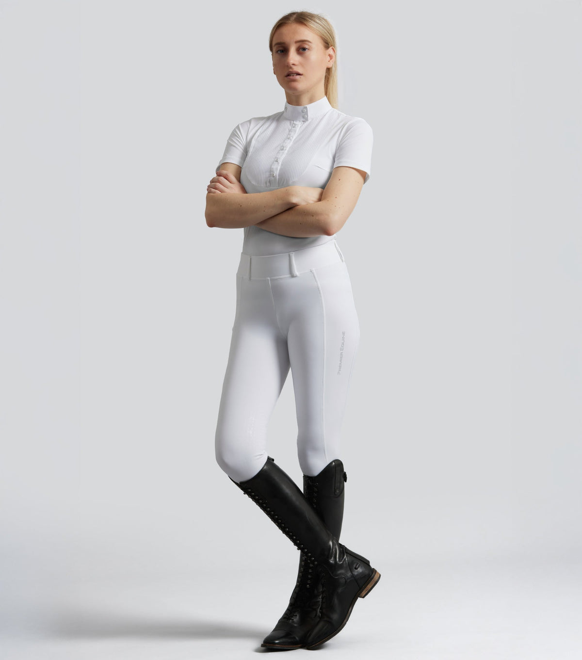 Luceo femme Gel Knee Competition Legging d’équitation