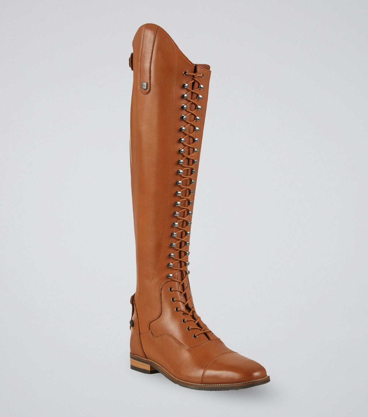 Maurizia femme Lace Front Tall en cuir Riding botte