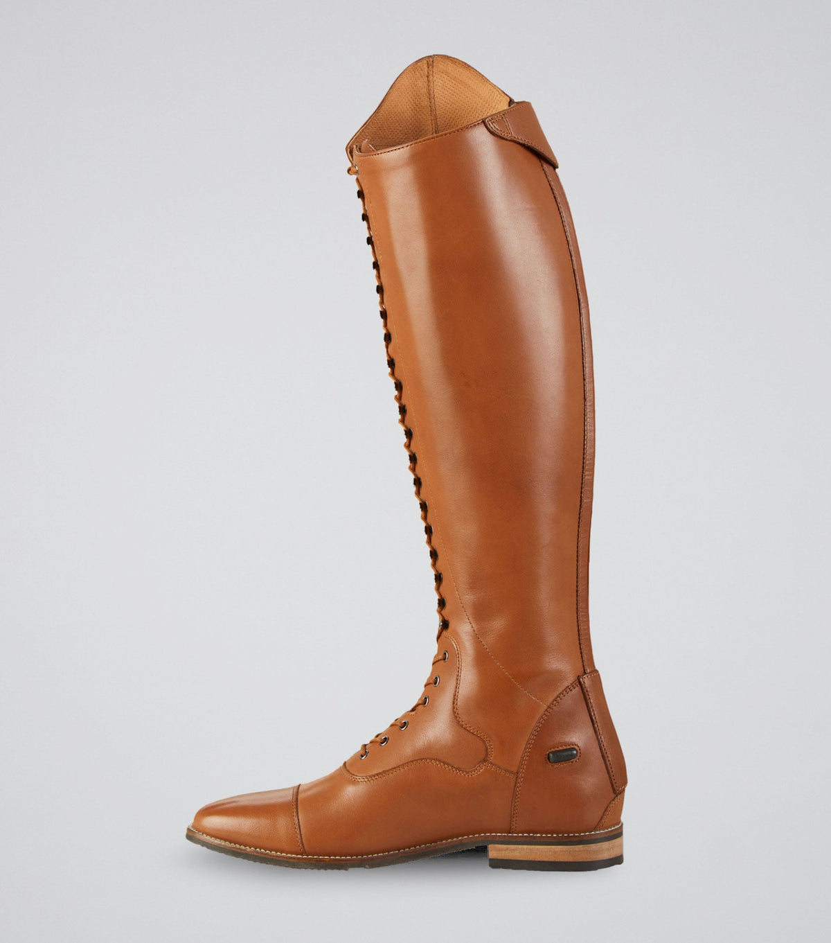 Maurizia femme Lace Front Tall en cuir Riding botte