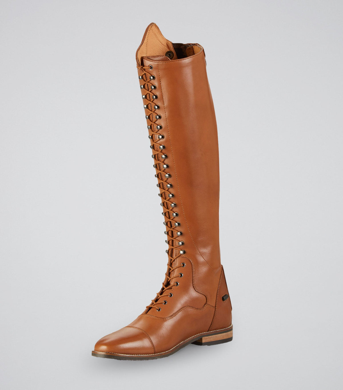 Maurizia femme Lace Front Tall en cuir Riding botte