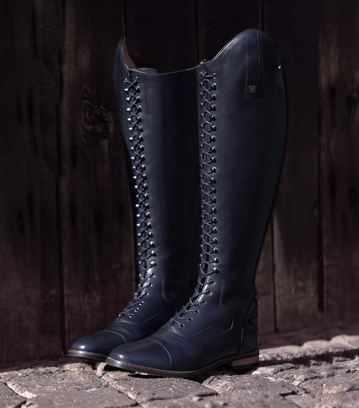 Maurizia femme Lace Front en cuir Tall Riding botte