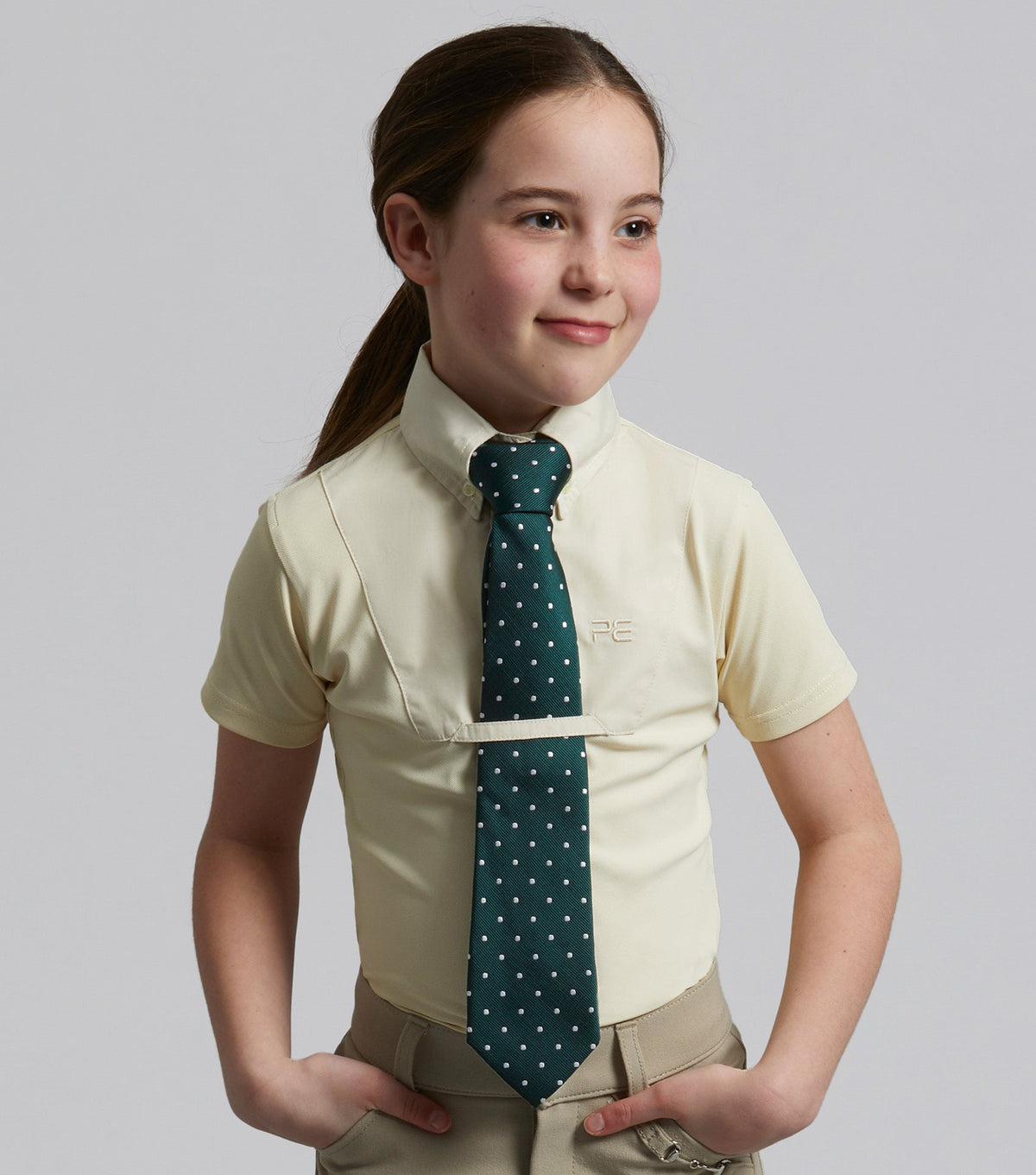 Luciana junior fille à manches courtes Polo de concours
