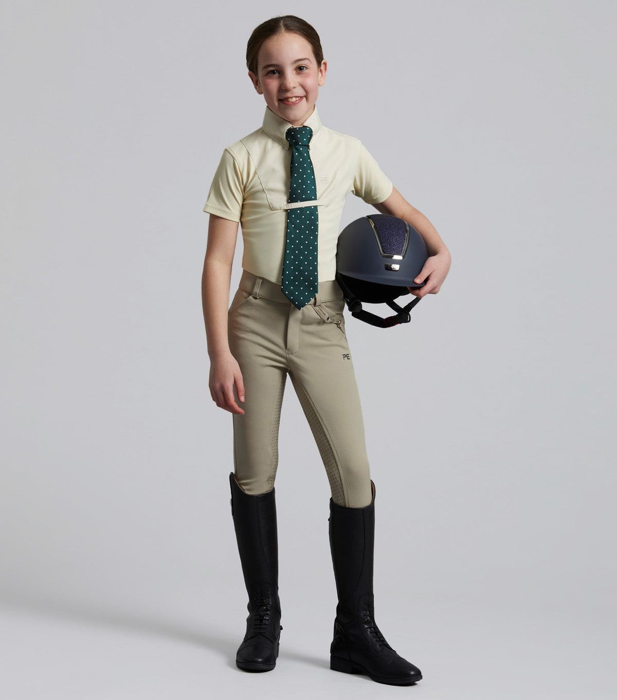 Luciana junior fille à manches courtes Polo de concours