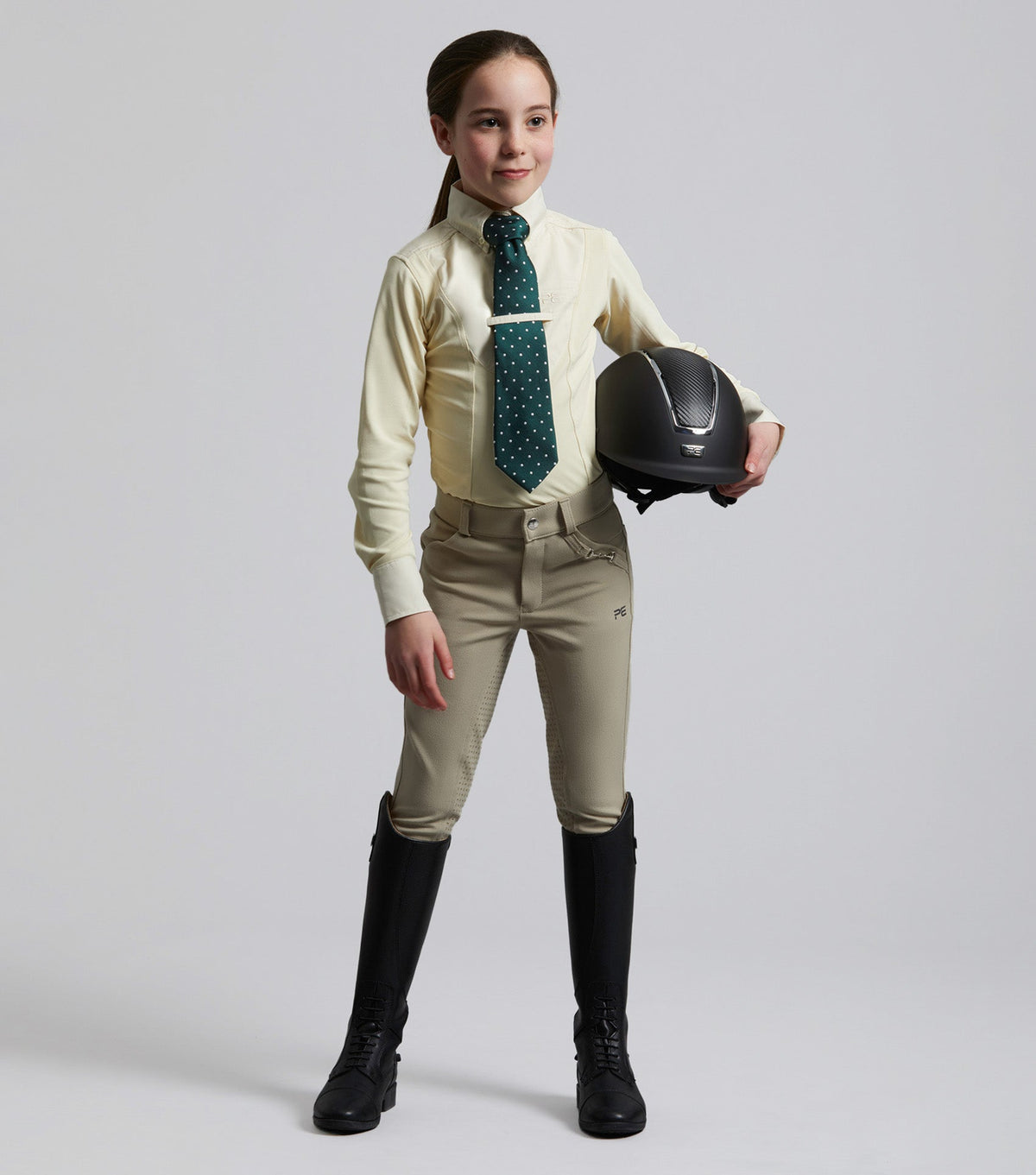 Tessa junior fille à manches longues Polo de concours